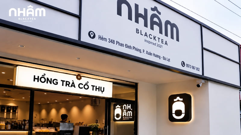 Nhâm Hồng Trà Cổ Thụ quán cafe Đà Lạt đặc biệt với menu từ trà cổ thụ