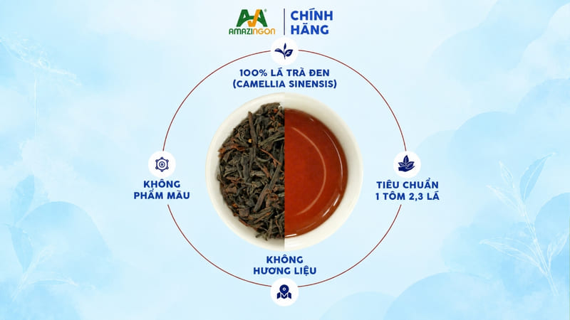 Trà đen nguyên lá phù hợp làm nền trà cho nhiều dòng đồ uống Trà đen nguyên lá phù hợp làm nền trà cho nhiều dòng đồ uống