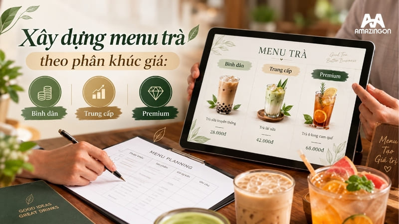 Xây dựng menu trà theo phân khúc giá